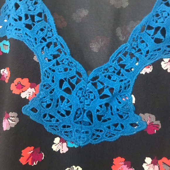 Rebecca Taylor Sakura Floral and Eyelet Cami - Picture 4 of 11